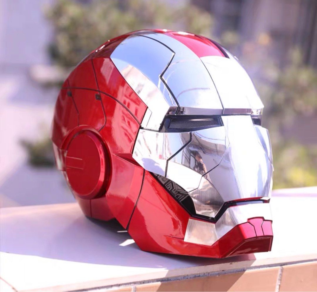 autoking iron man helmet singapore AutoKing Iron man helmet (silver edition), Toys & Collectibles, Toys,  Remote Control Toys on Carousell