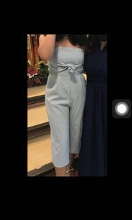 Baby Powder Blue Formal / Semi Formal Jumpsuits for Events Debuts as Guests