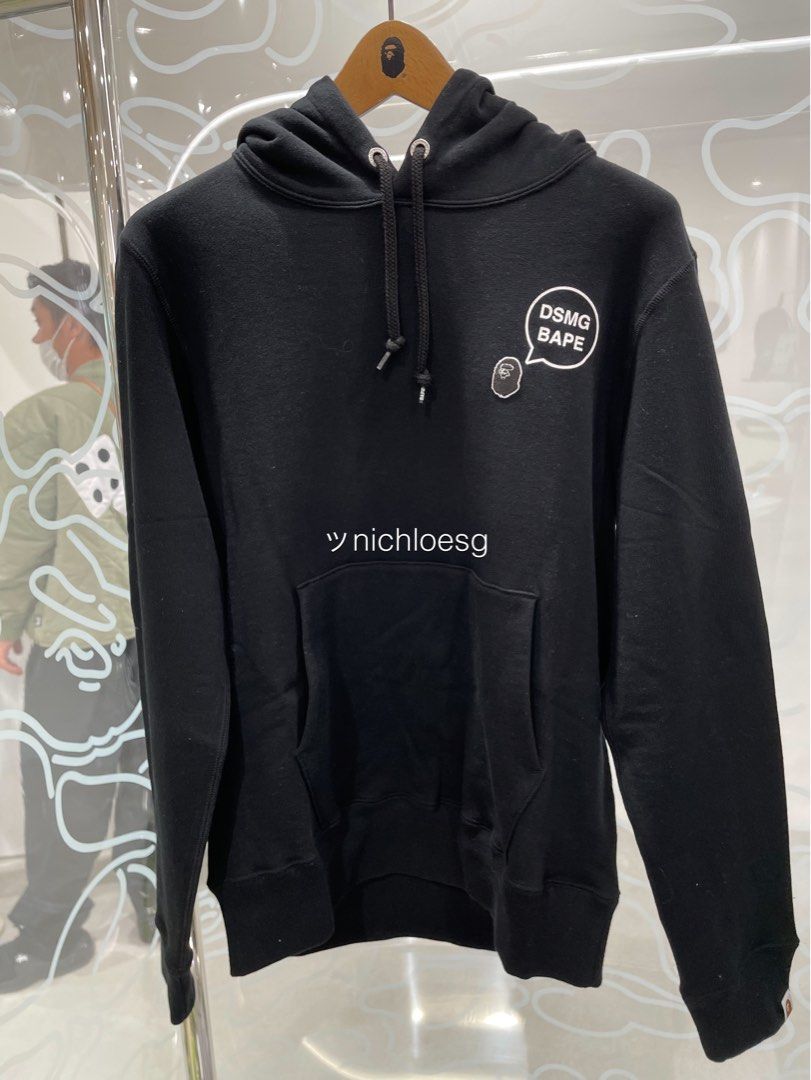A BATHING APE×DSMG Pullover Hoodie BLACK A BATHING APE×DSMG Pullover Hoodie BLACK