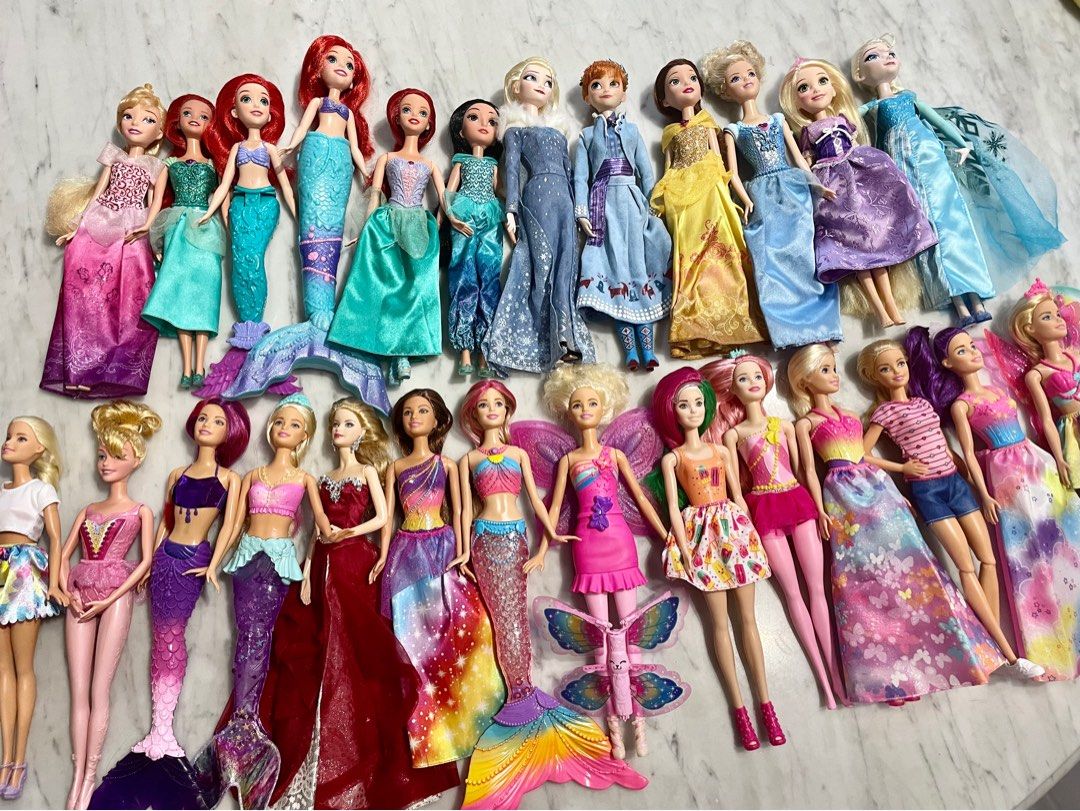 Lot barbie princesse Disney