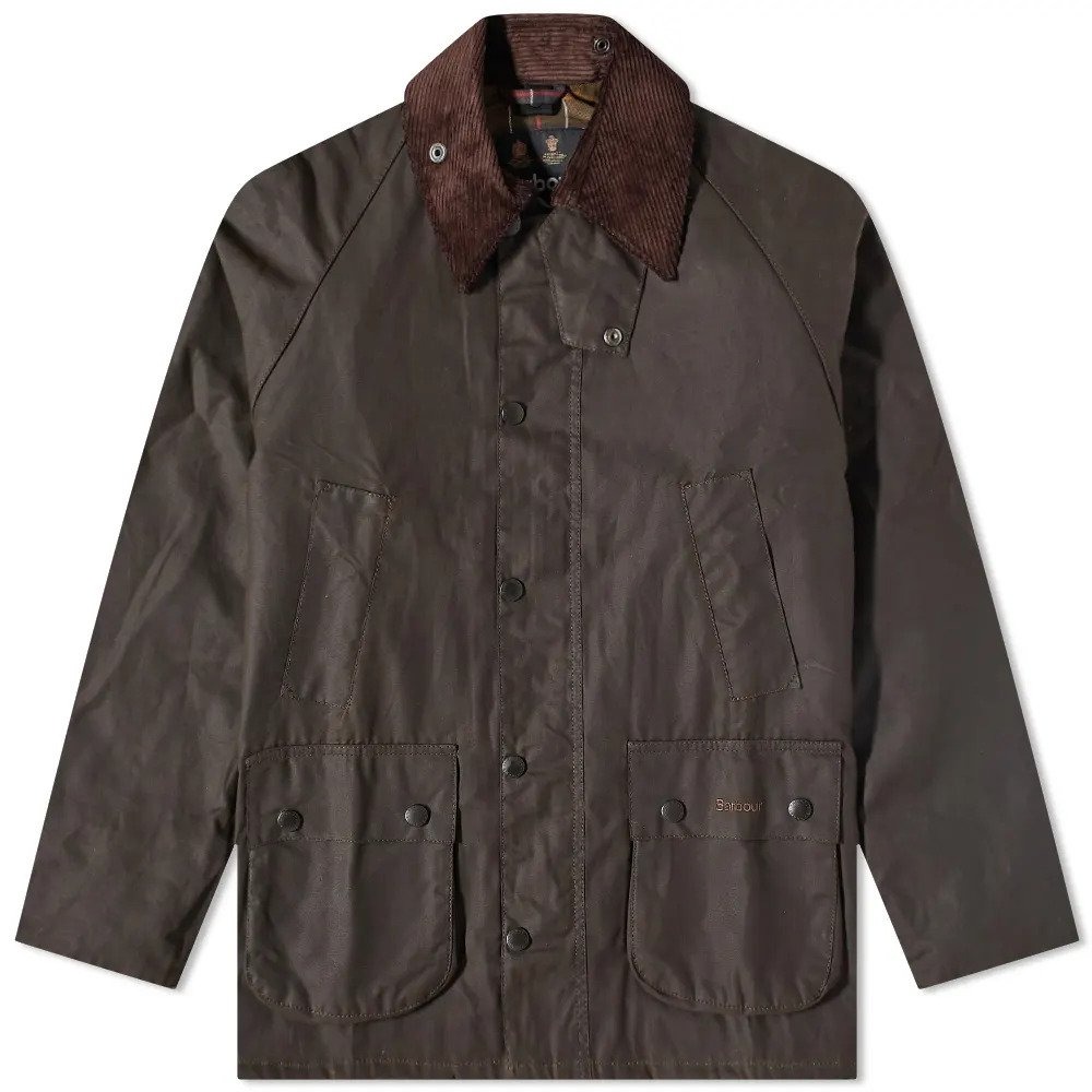 BARBOUR CLASSIC BEDALE WAX JACKET OLIVE 36, 男裝, 外套及戶外衣服 - Carousell