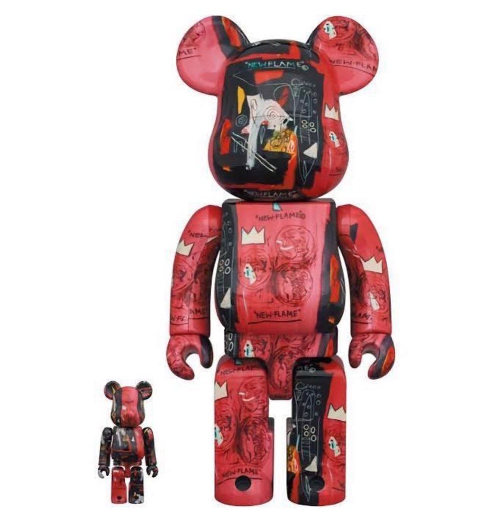 Bearbrick Be@rbrick Andy Warhol X Jean Michel Basquiat #1 400%+100