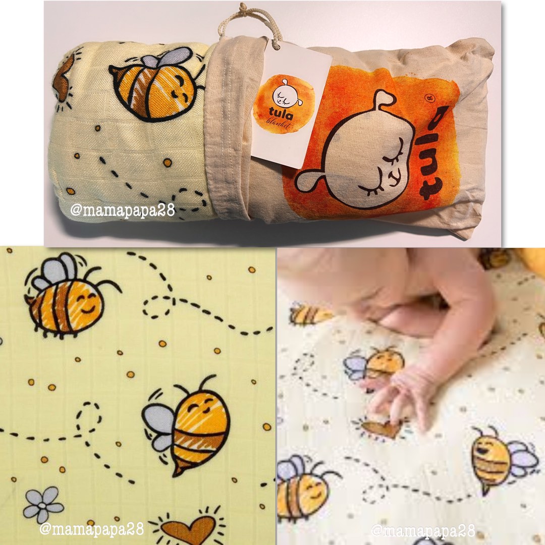 BN Tula “Bee Happy” Cuddle Blanket 🐝🐝, Babies & Kids, Going Out, Other  Babies Going Out Needs on Carousell