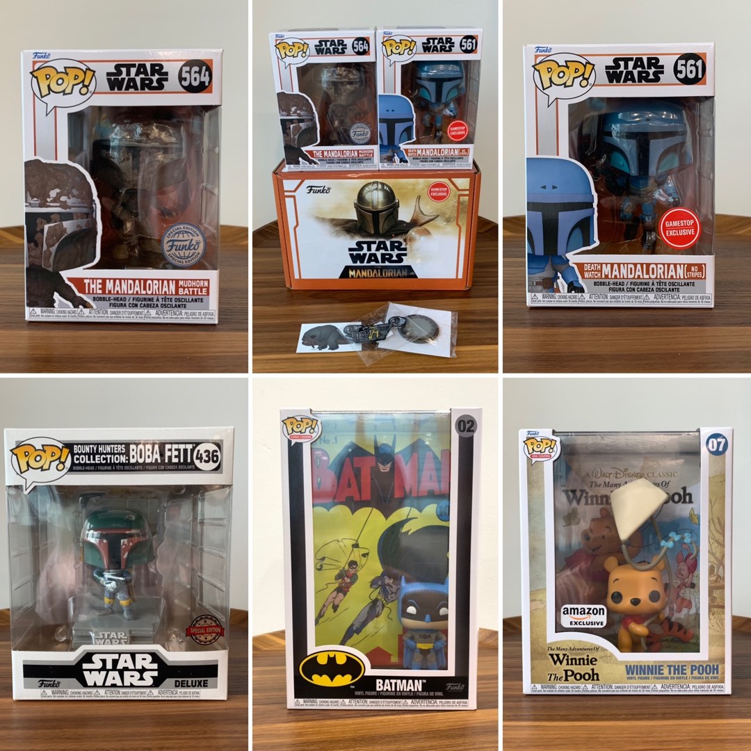 Funko Pop! Star Wars Mandalorian 354 Death Watch Two Stripes