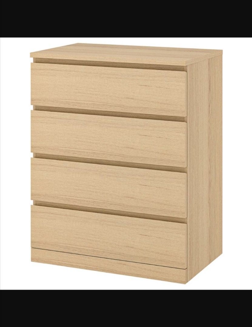 Brand new 4tier Chest Drawers (similar to Ikea Malm Chest Of Drawers