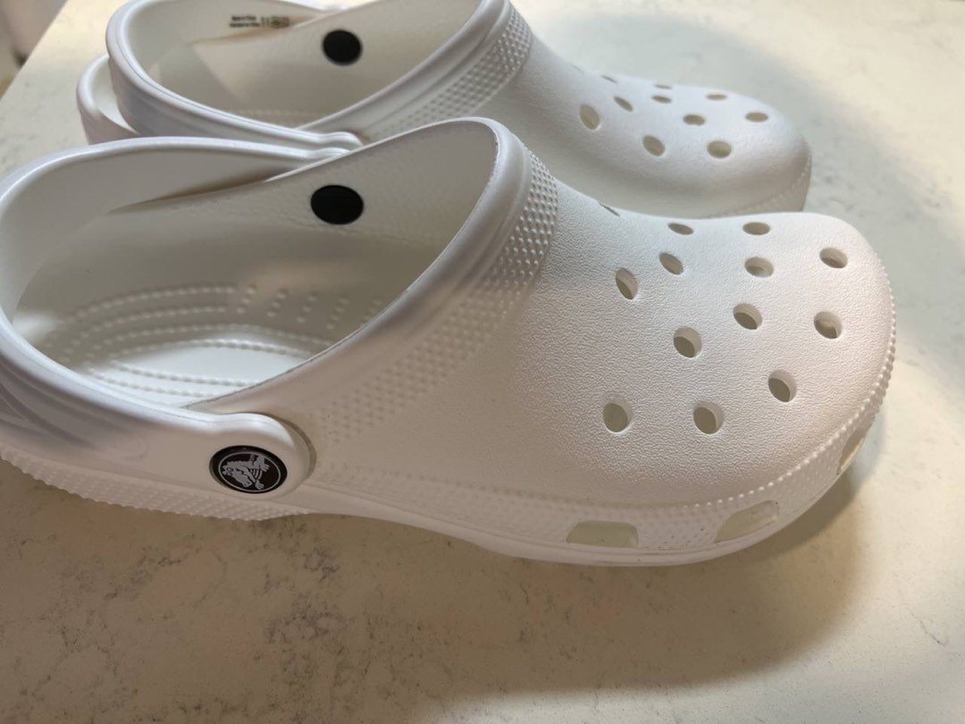White crocs womens size 9 hot sale