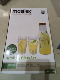 Brandnew Maskflex Drinking Glass Set