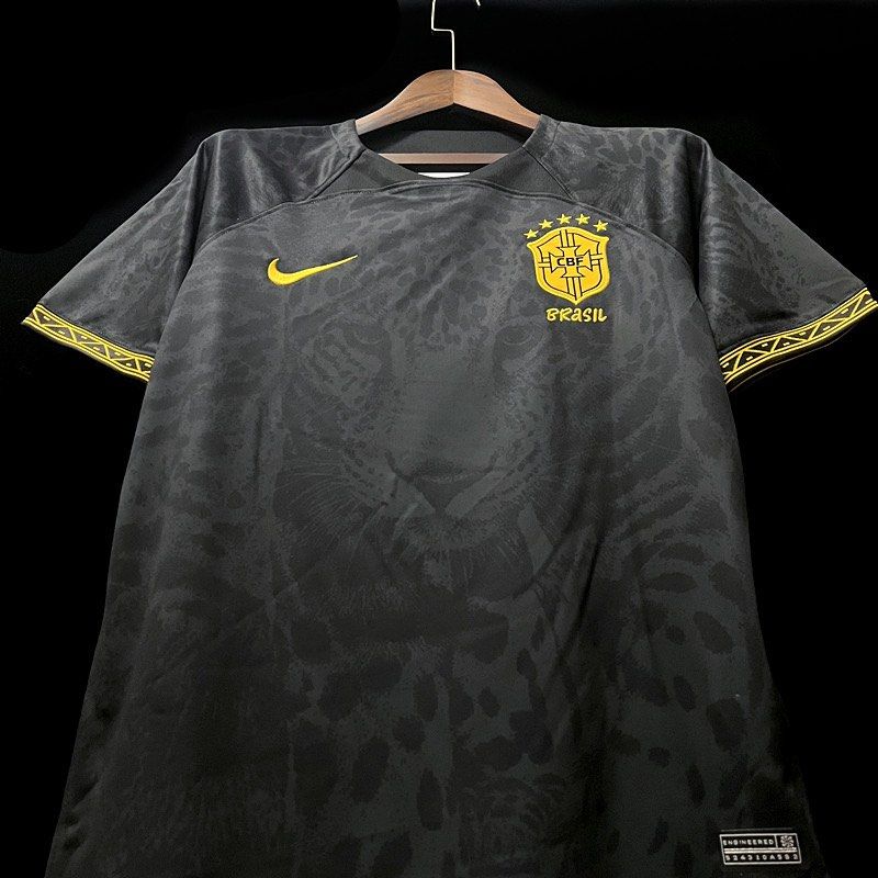 2022/23 Brazil Black Panther Special Edition Player Version Jersey