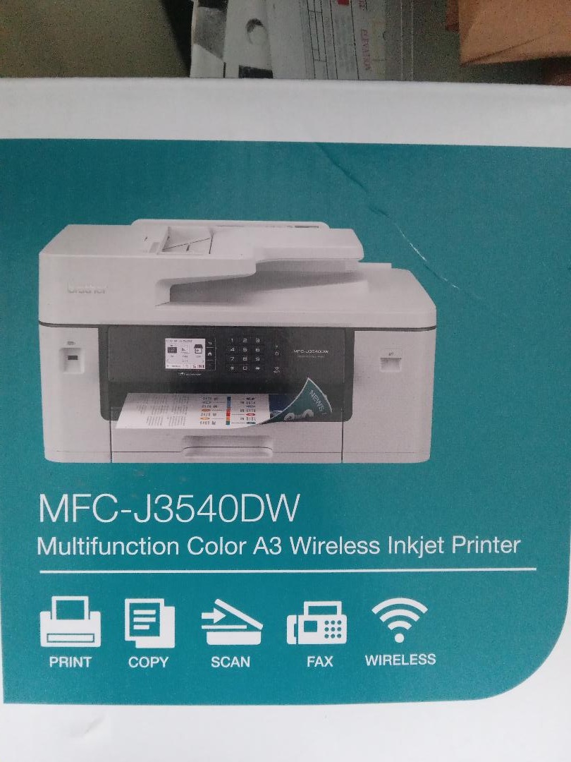 Brother MFC-J3540DW A3 printer wireless, Computers & Tech, Printers ...