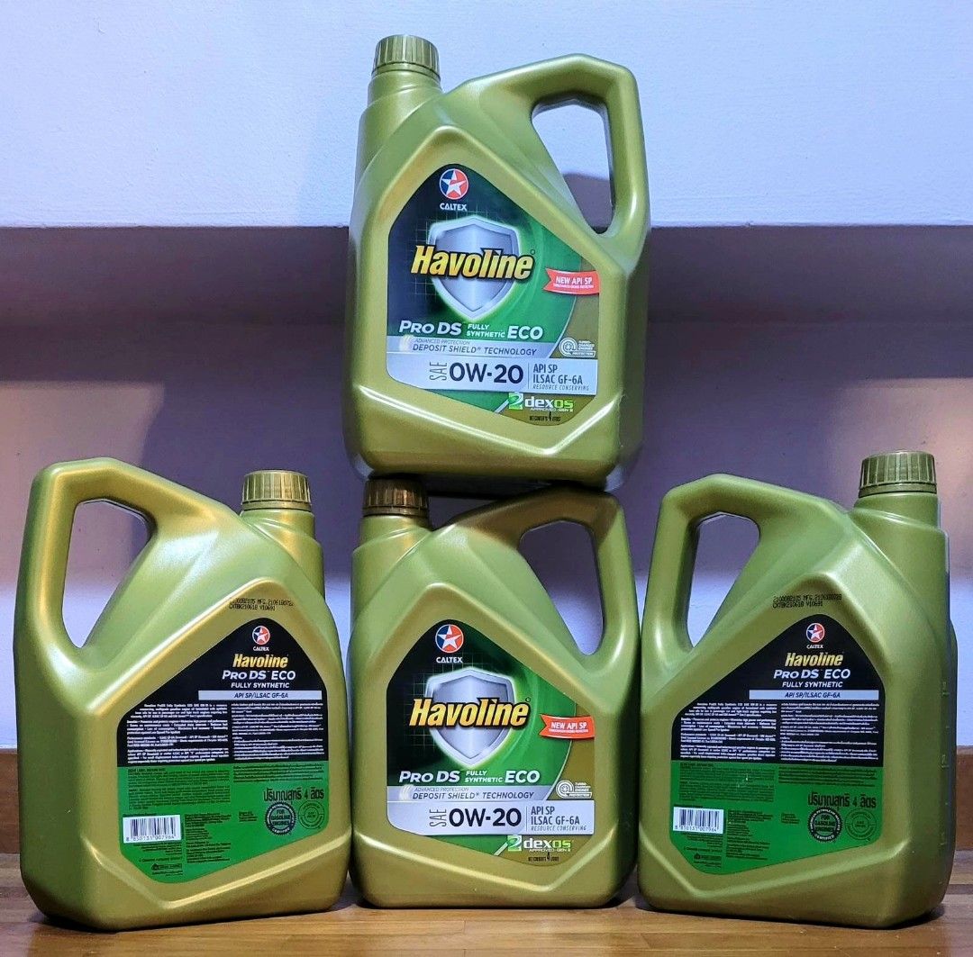 CALTEX Havoline® ProDS Fully Synthetic ECO SAE 0W-20, Car Accessories ...