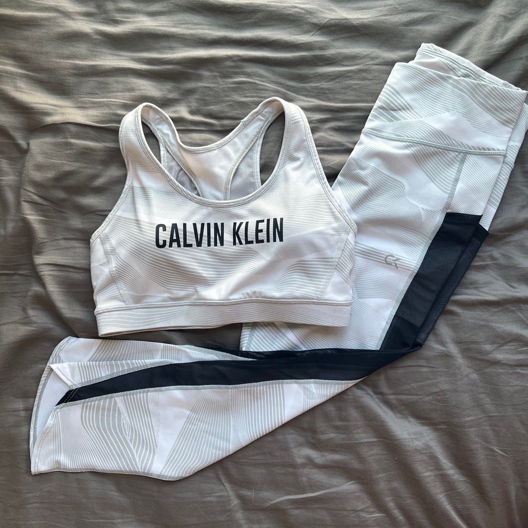 Calvin Klein bra and leggings set (high support), Women's Fashion,  Activewear on Carousell
