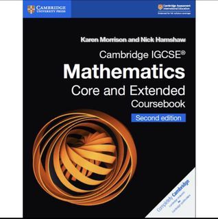 Cambridge IGCSE Mathematics Core and Extended Coursebook