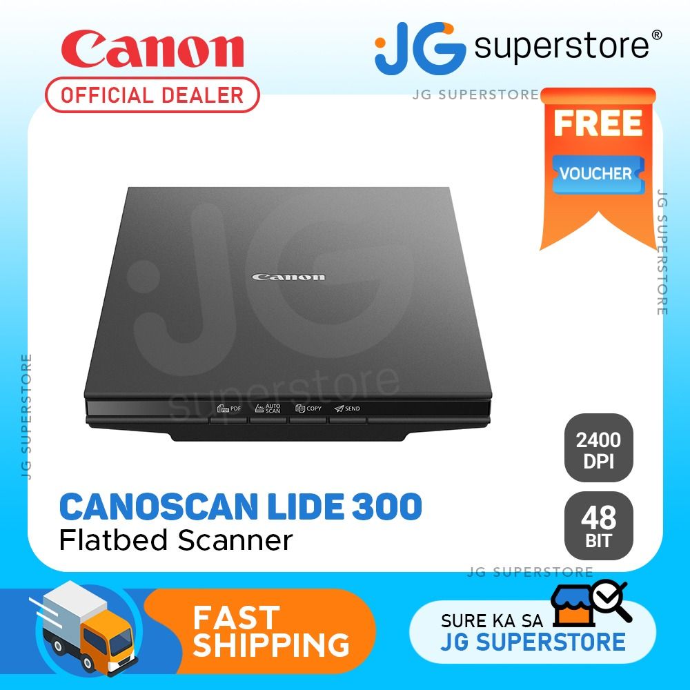 Canon Canoscan Lide 300 Usb Compact A4 Flatbed Scanner With 2400x2400dpi 48 Bit Max Color Output 3691