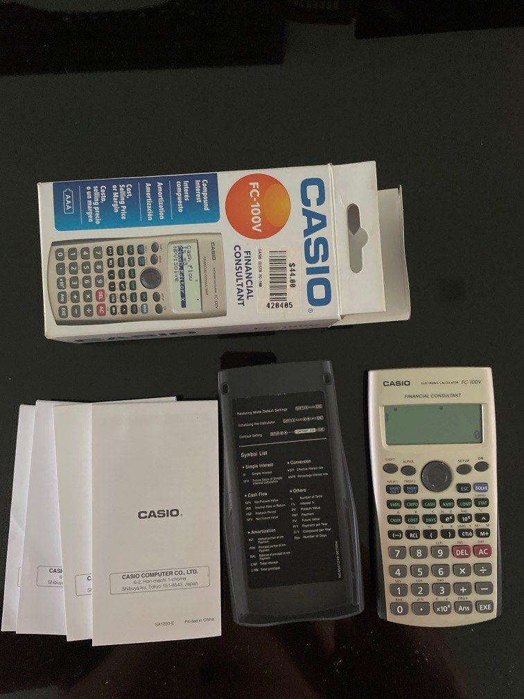 Casio FC 100V, Computers & Tech, Office & Business Technology on Carousell