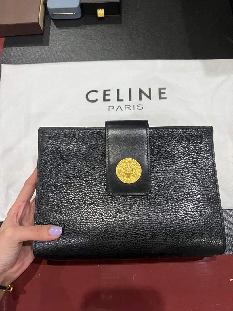CELINE MEDALLION Clutch Bag, Luxury, Bags & Wallets on Carousell