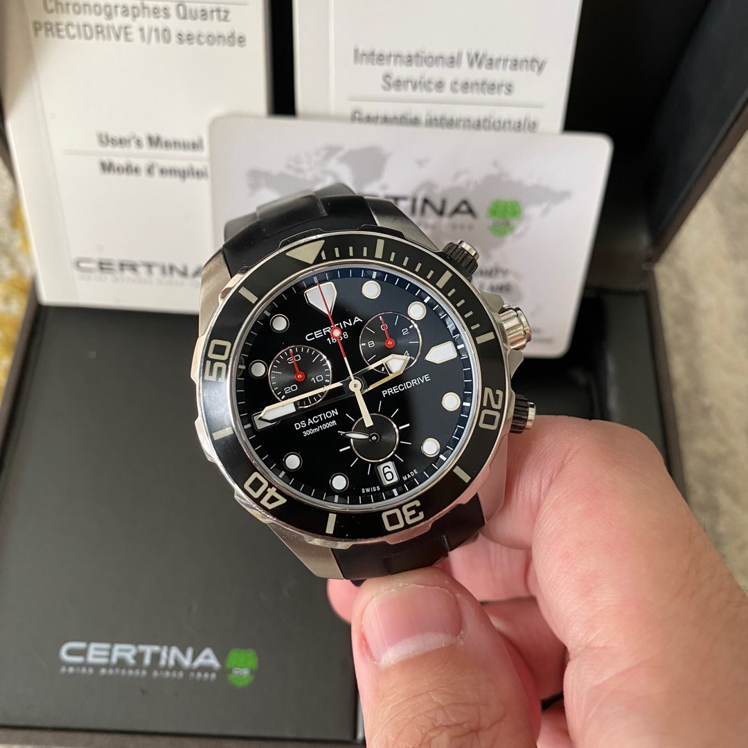 Certina ds hotsell action precidrive green
