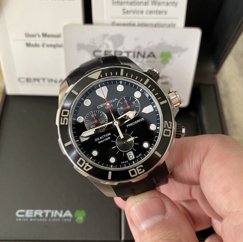 Certina ds hotsell action precidrive quartz