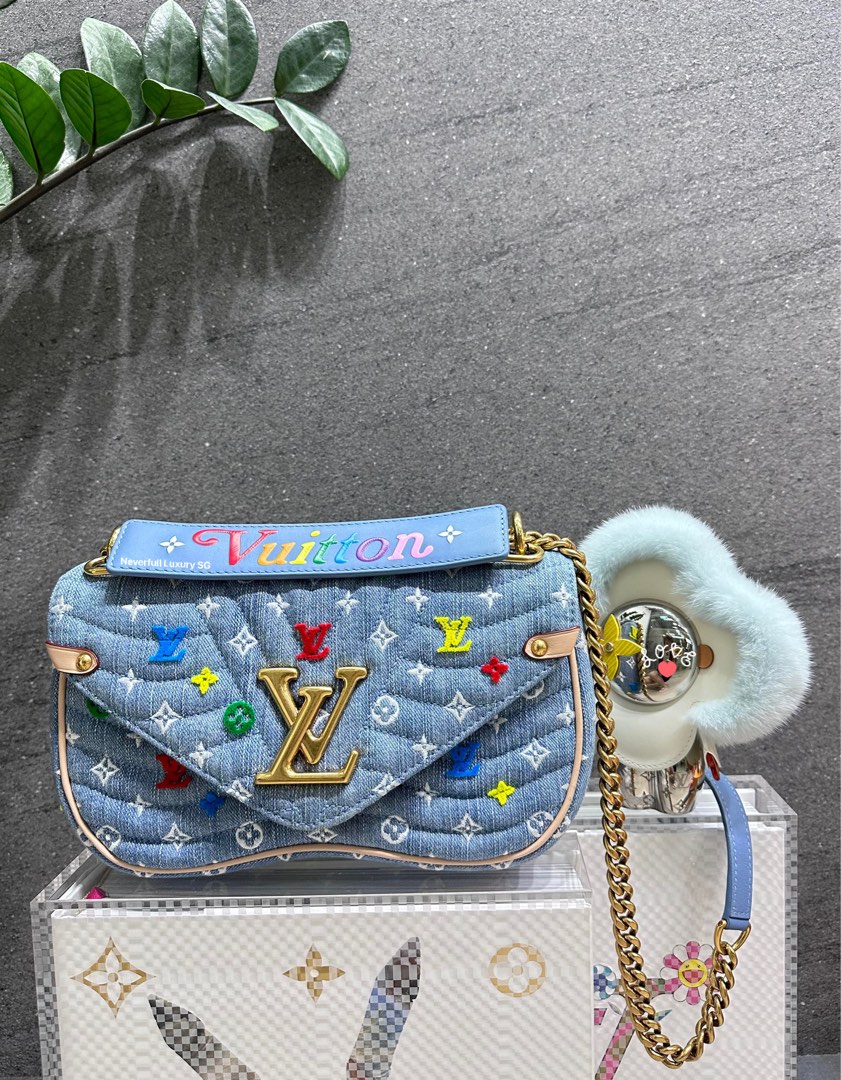 LV Louis Vuitton Denim Loop Bag, Luxury, Bags & Wallets on Carousell