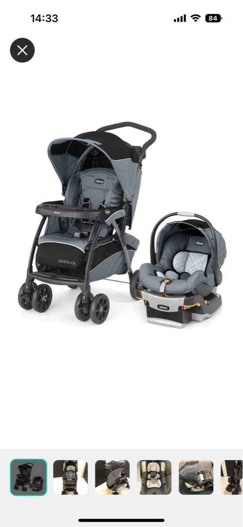 Chicco Cortina CX Travel System Babies Kids Going Out