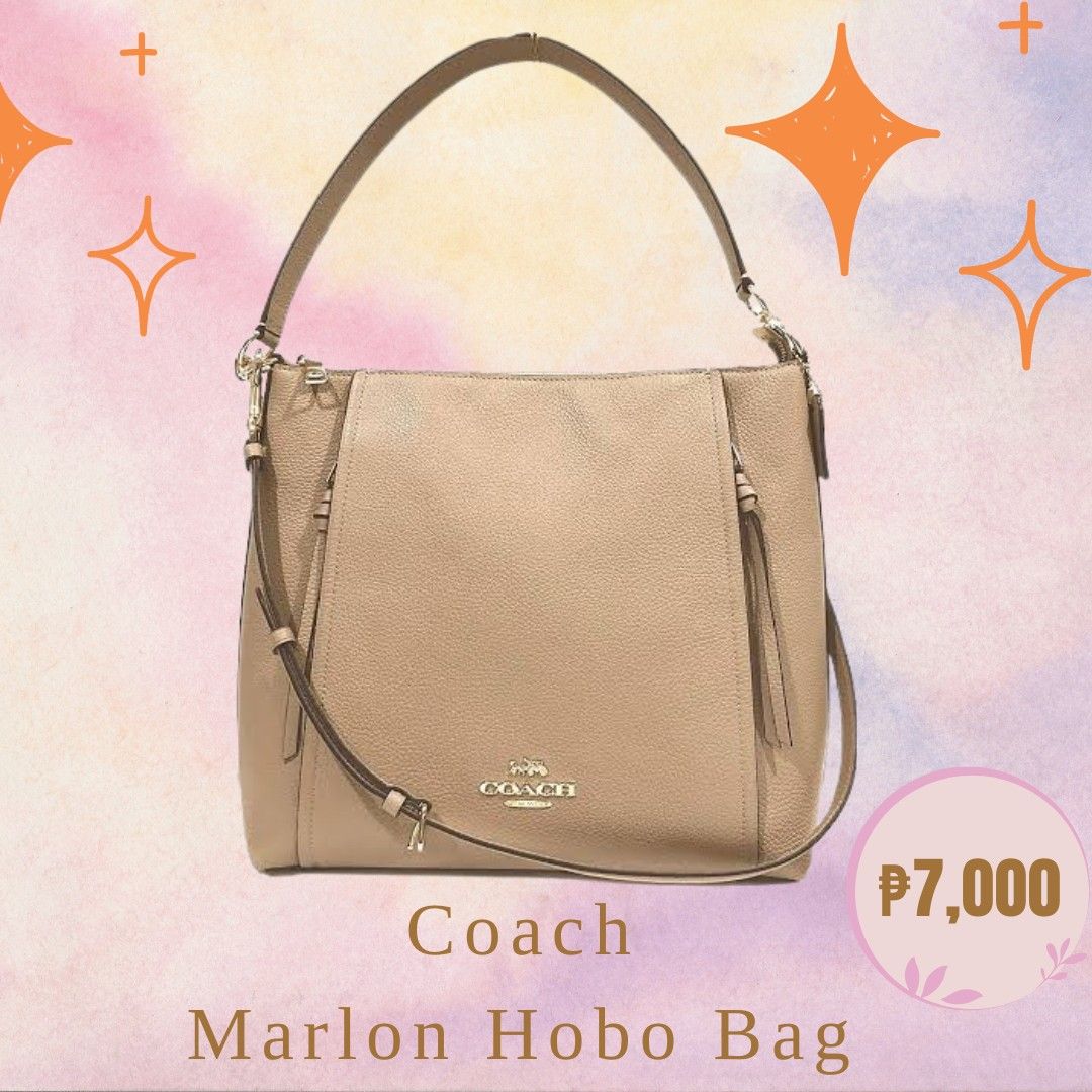 Coach Marlon Hobo Bag in Taupe