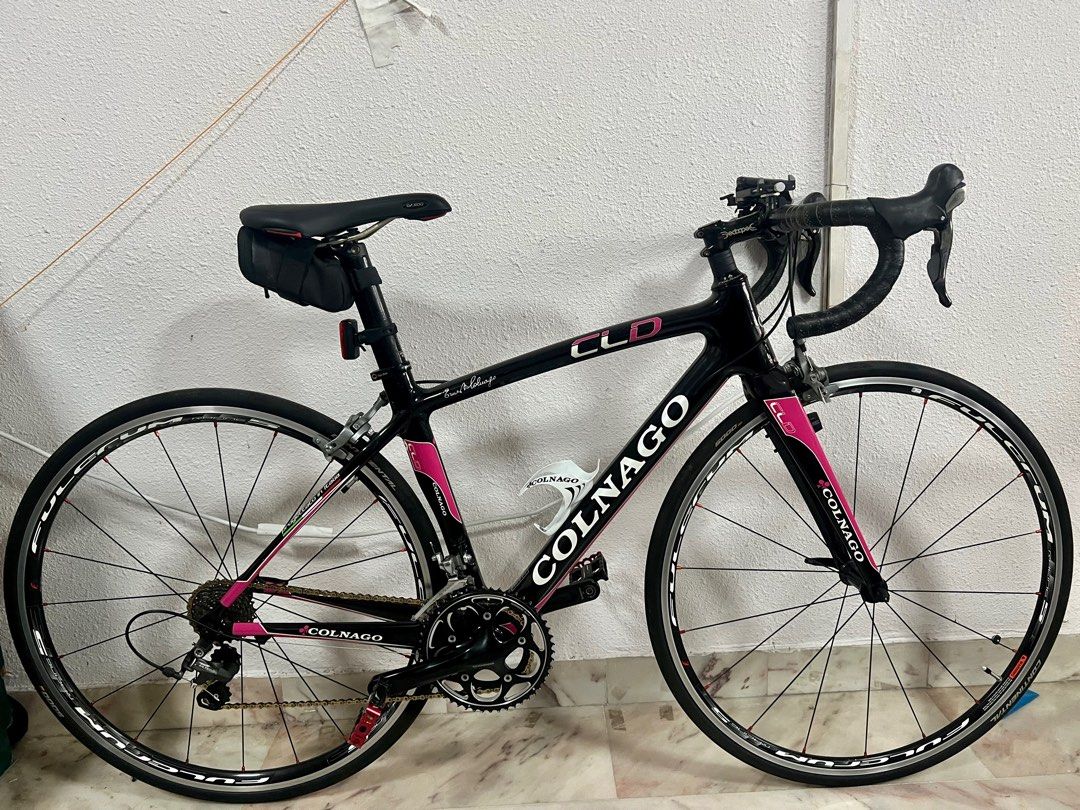 Colnago Road Bicycle with home trainer, Sports Equipment, Bicycles