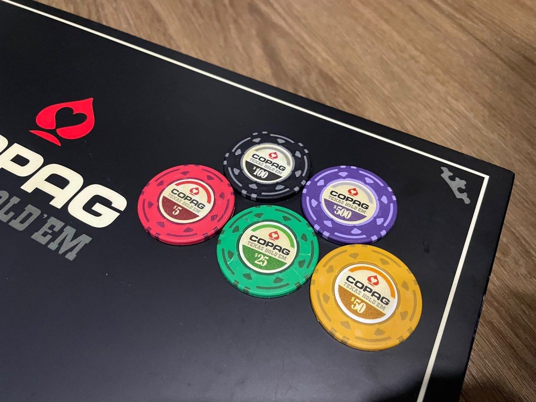 COPAG Poker Chips Set, Hobbies & Toys, Toys & Games on Carousell