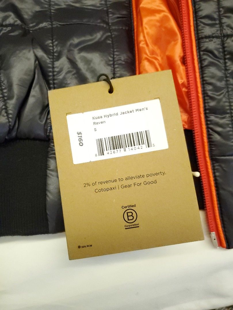 Cotopaxi Kusa Hybrid Jacket Raven Small