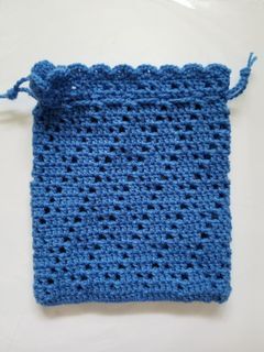 Crochet Drawstring Pouch