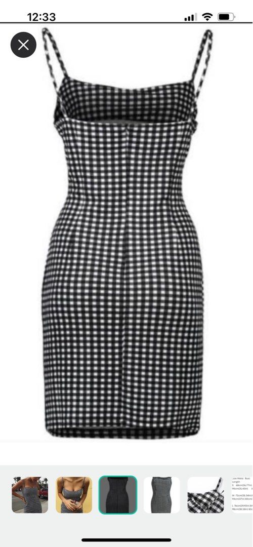 Girls black and shop white gingham dress