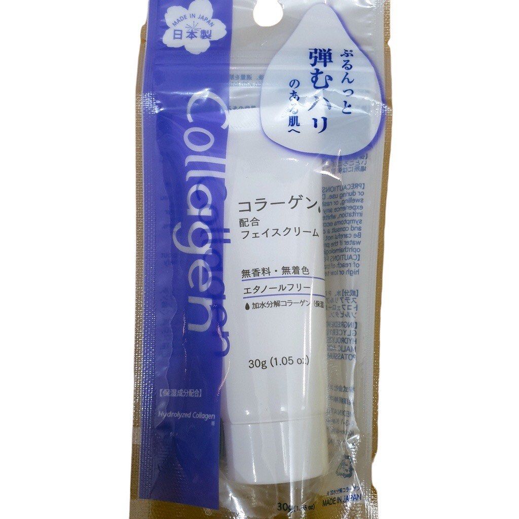 DAISO JAPAN FACE CREAM COLLAGEN, HYALURONIC 30g, Beauty & Personal Care