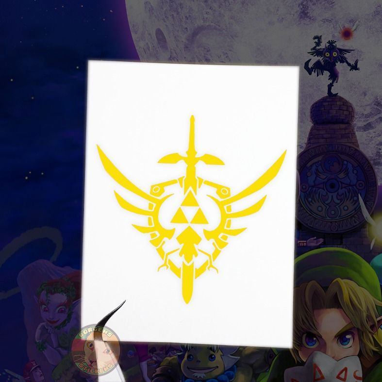 Vinyl Decal Sticker - Legend Of Zelda Triforce Splash Car Truck - Foto 8
