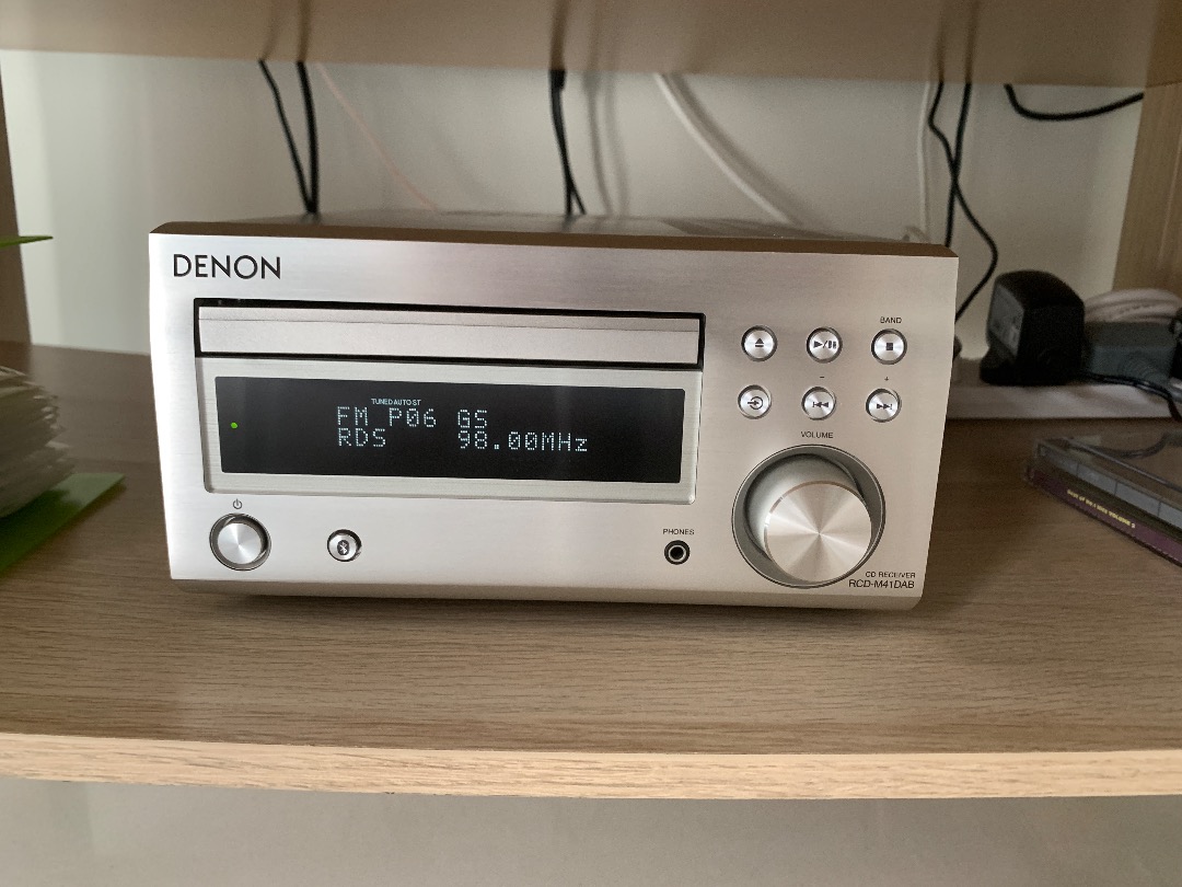 Denon DM41 DAB HiFi System Silver, Audio, Other Audio Equipment on