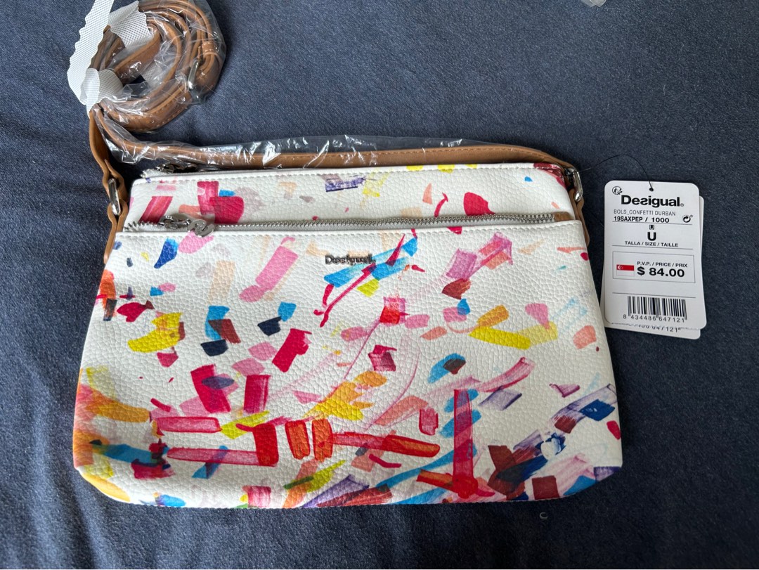 Desigual HALF LOGO HABANA White - Free delivery | Spartoo NET ! - Bags  Handbags Women USD/$87.50