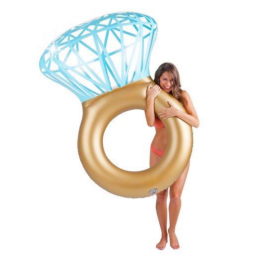 diamond ring pool floatie