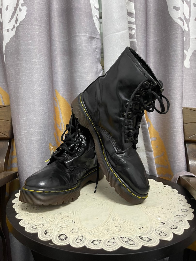 Dr Marten High Cut Boots Men s Fashion Footwear Boots on Carousell