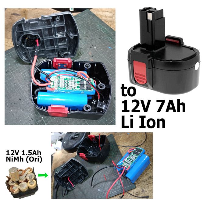 Electric Drill Battery Replacement Repair Bicycle Bike Scooter