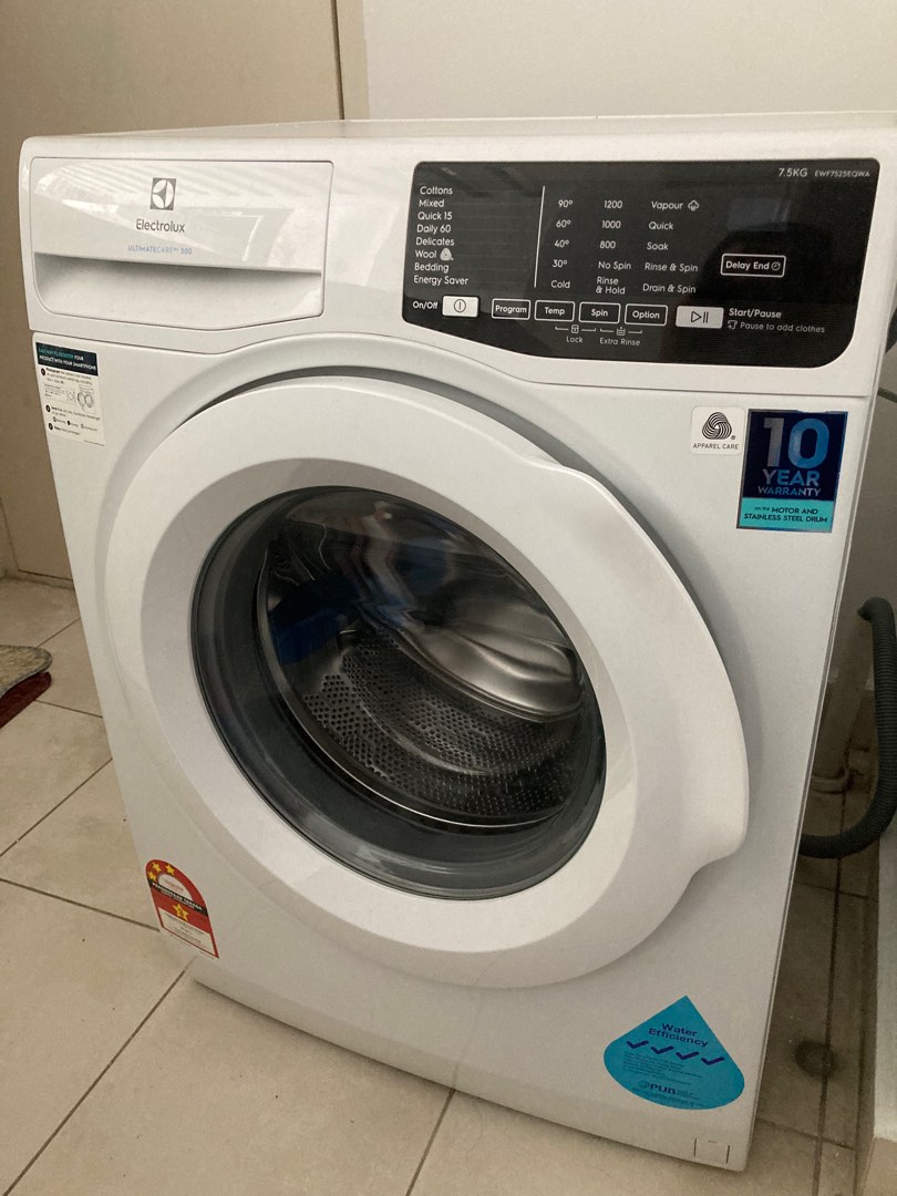 Electrolux Frontload Washer 7.5kg, TV & Home Appliances, Washing