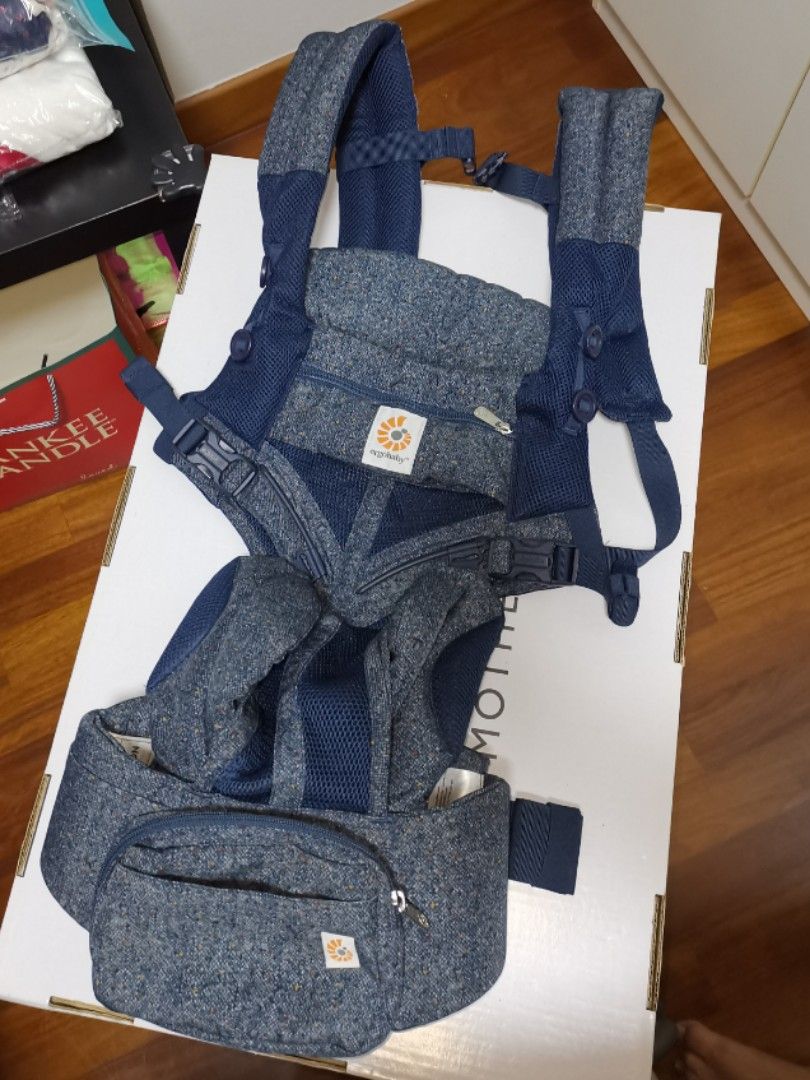 Ergobaby blue tweed hotsell