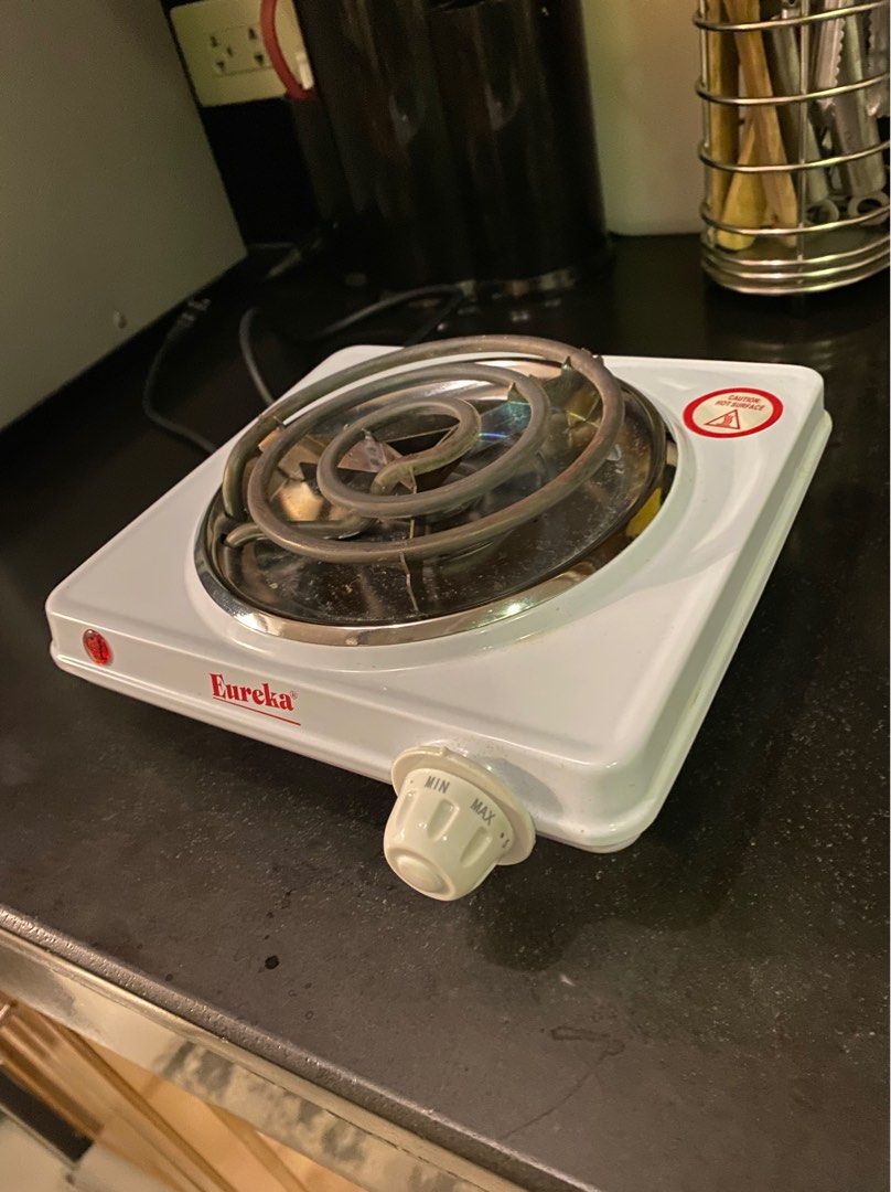 Eureka EESSCA Electric Stove Single Coil (White), TV & Home Appliances