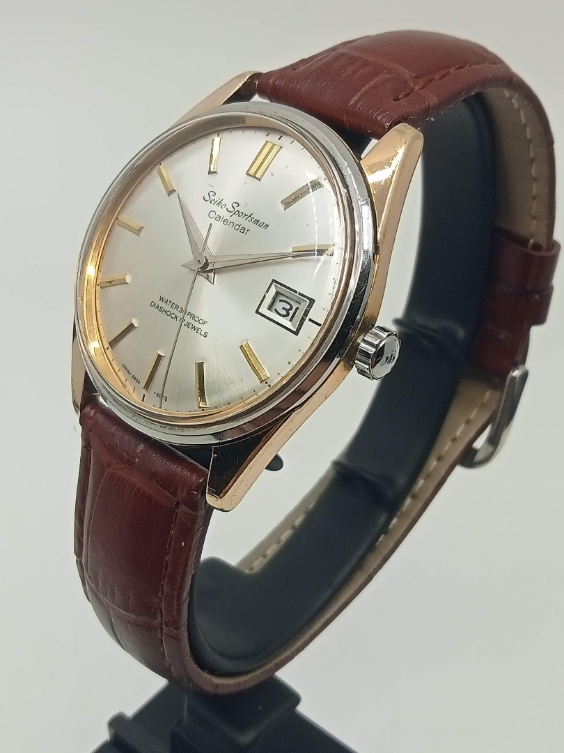 Extremely Rare! Vintage June 1965 Seiko Sportsman Calendar Model 6602-9981,  Diashock 17 Jewels Mechanical Wrist Watch, Luxury, Watches on Carousell