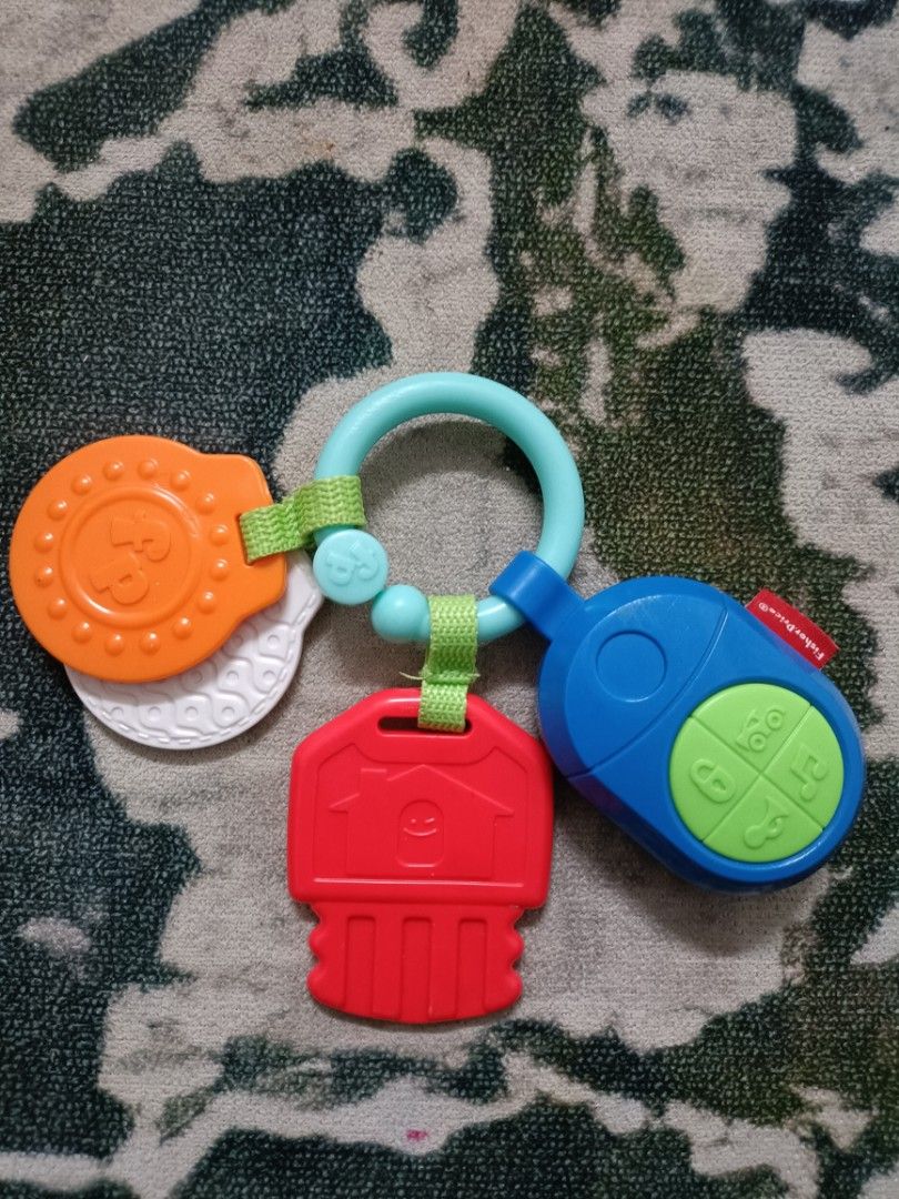 Fisher Price car key teether