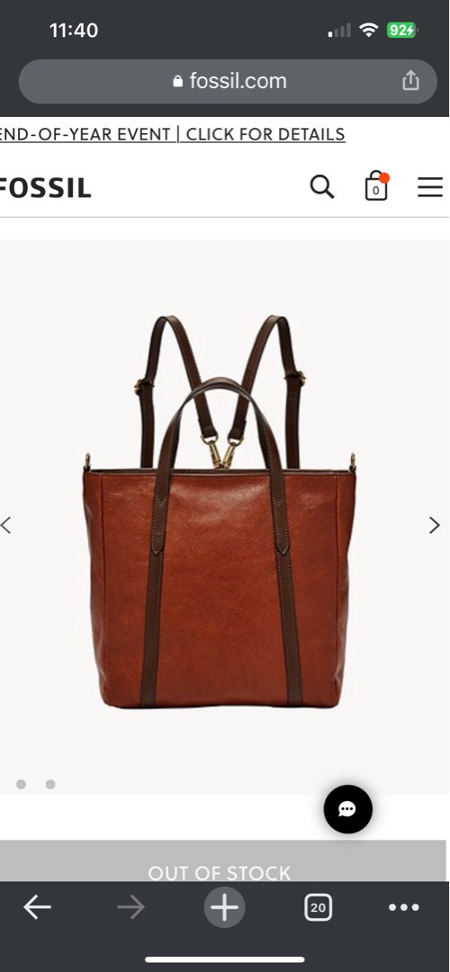 Fossil Sydney Convertible Backpack Women s Fashion Bags