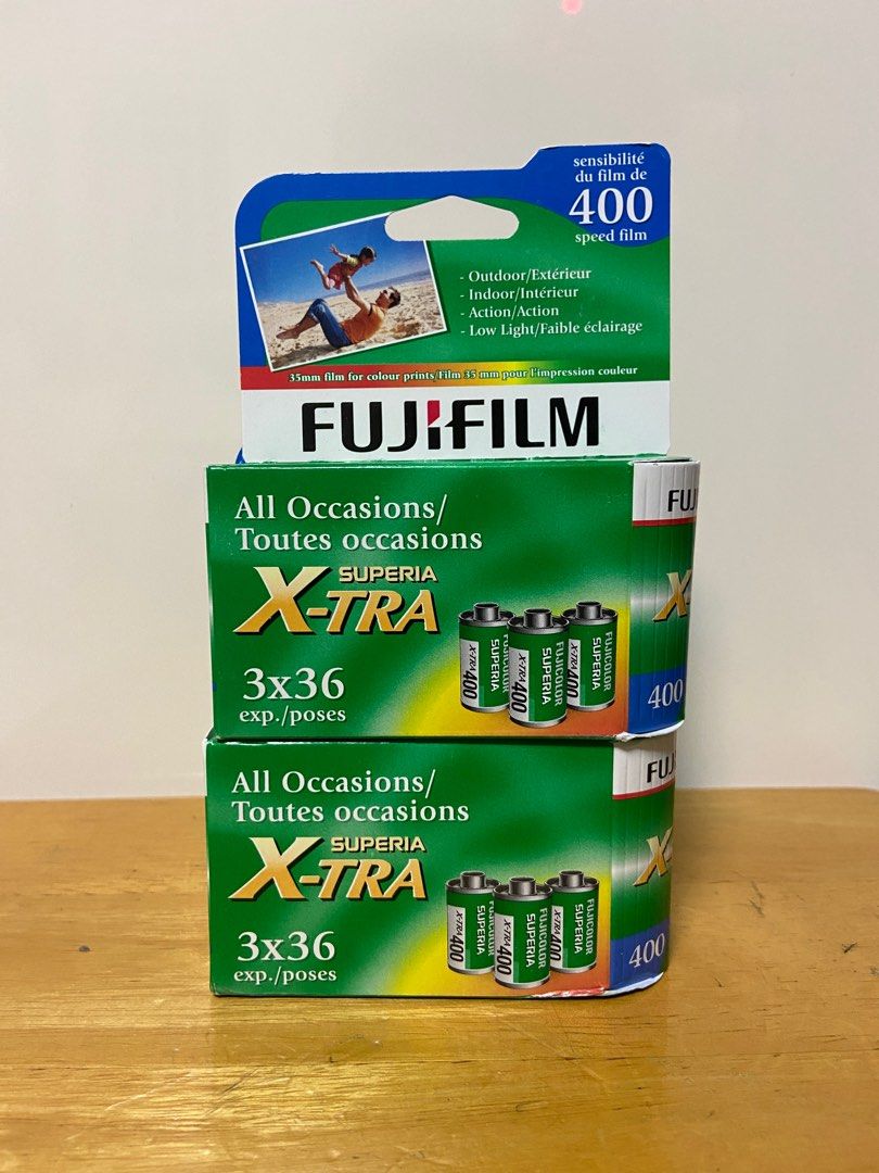 全新Fujifilm Superia X-Tra 400 135負片01/2025到期, 攝影器材, 攝影