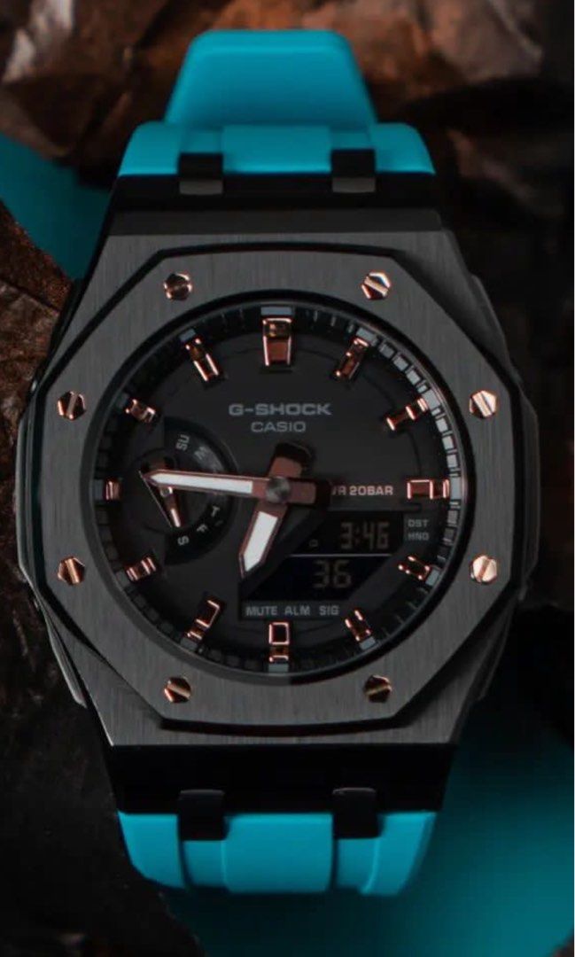 G Shock Casio gmas2100 42mm ga2100 ga2110 custom watch Men s