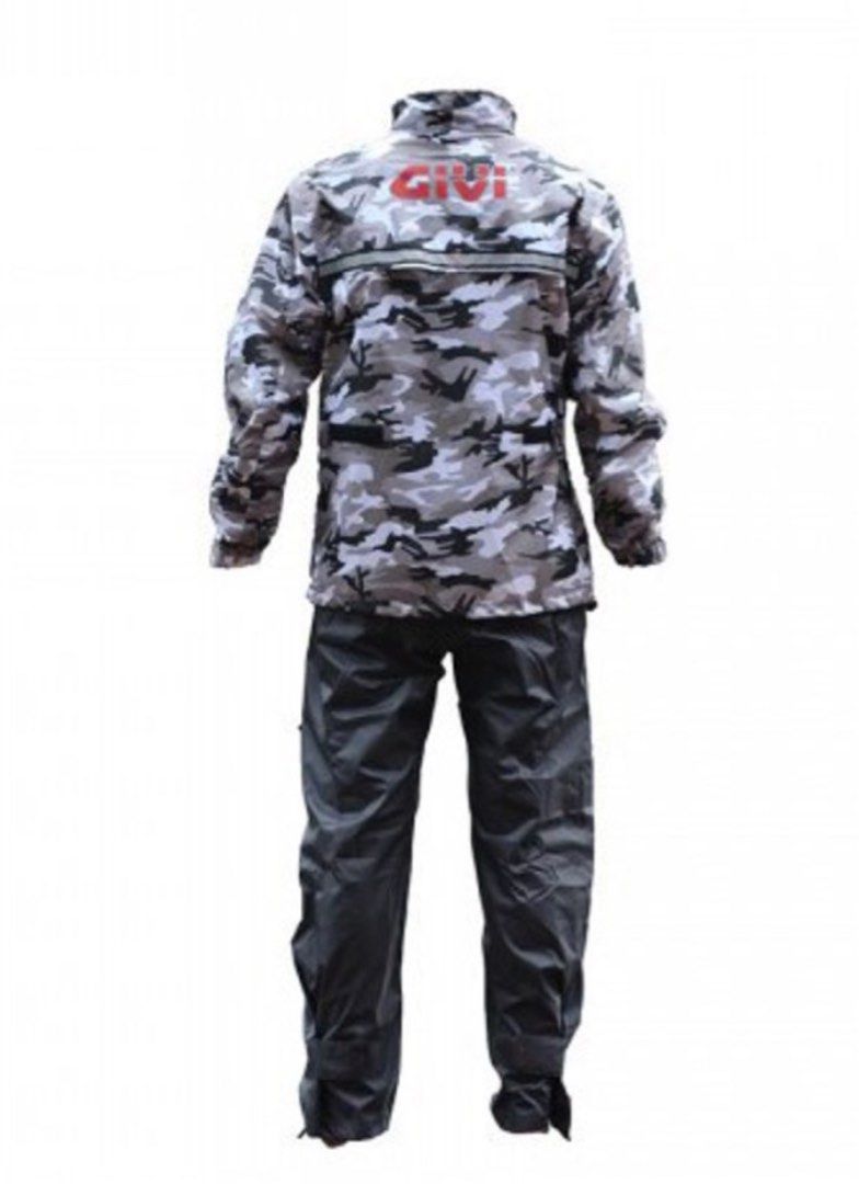 Givi Responsive Camo Raincoat Set Motorcycles Motorcycle Apparel