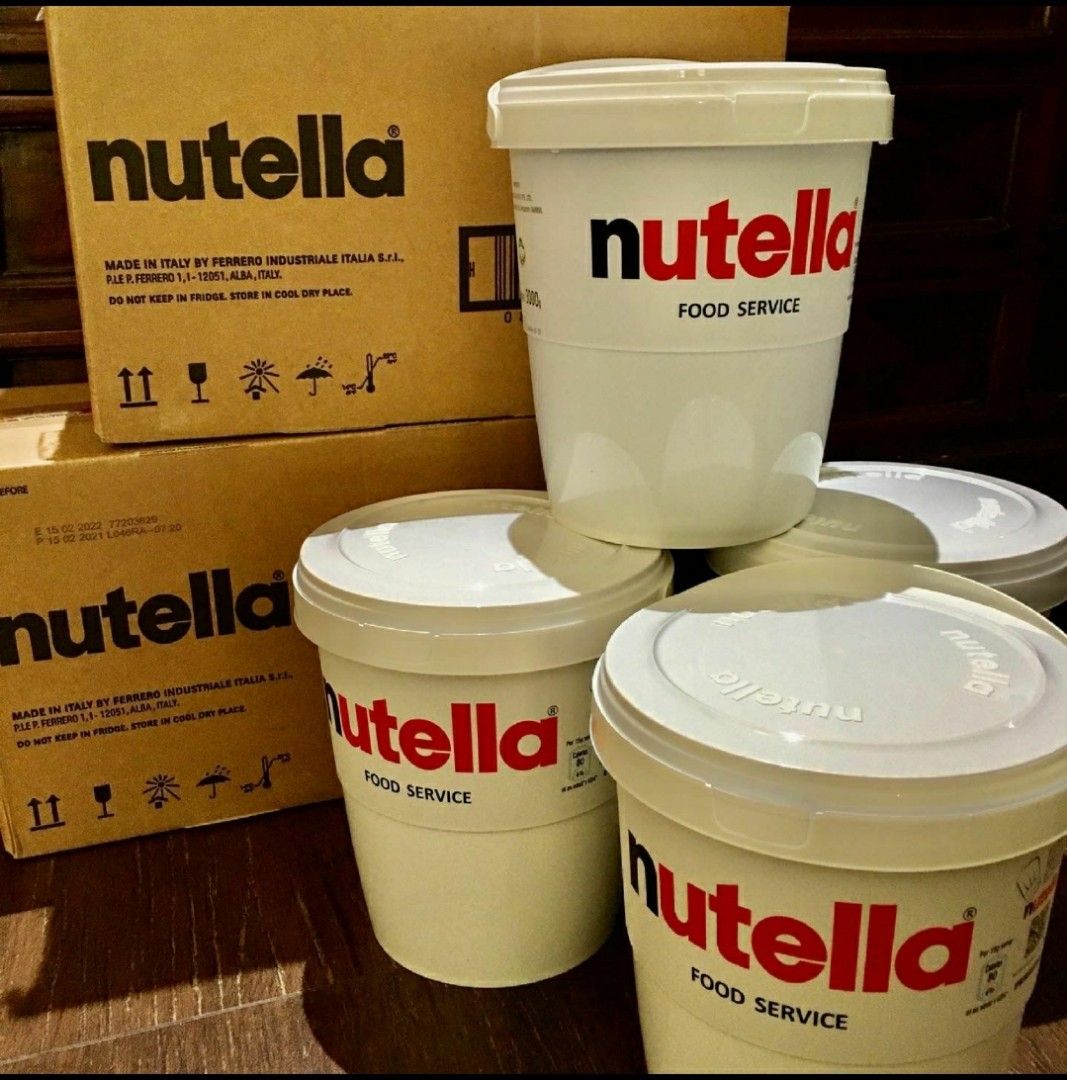Halal Nutella 3kg Pail, Food & Drinks, Homemade Bakes on Carousell