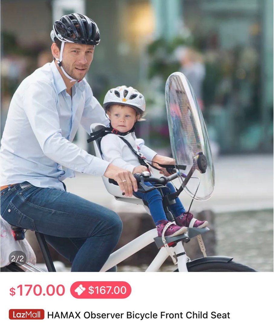Hamax observer shop front baby seat