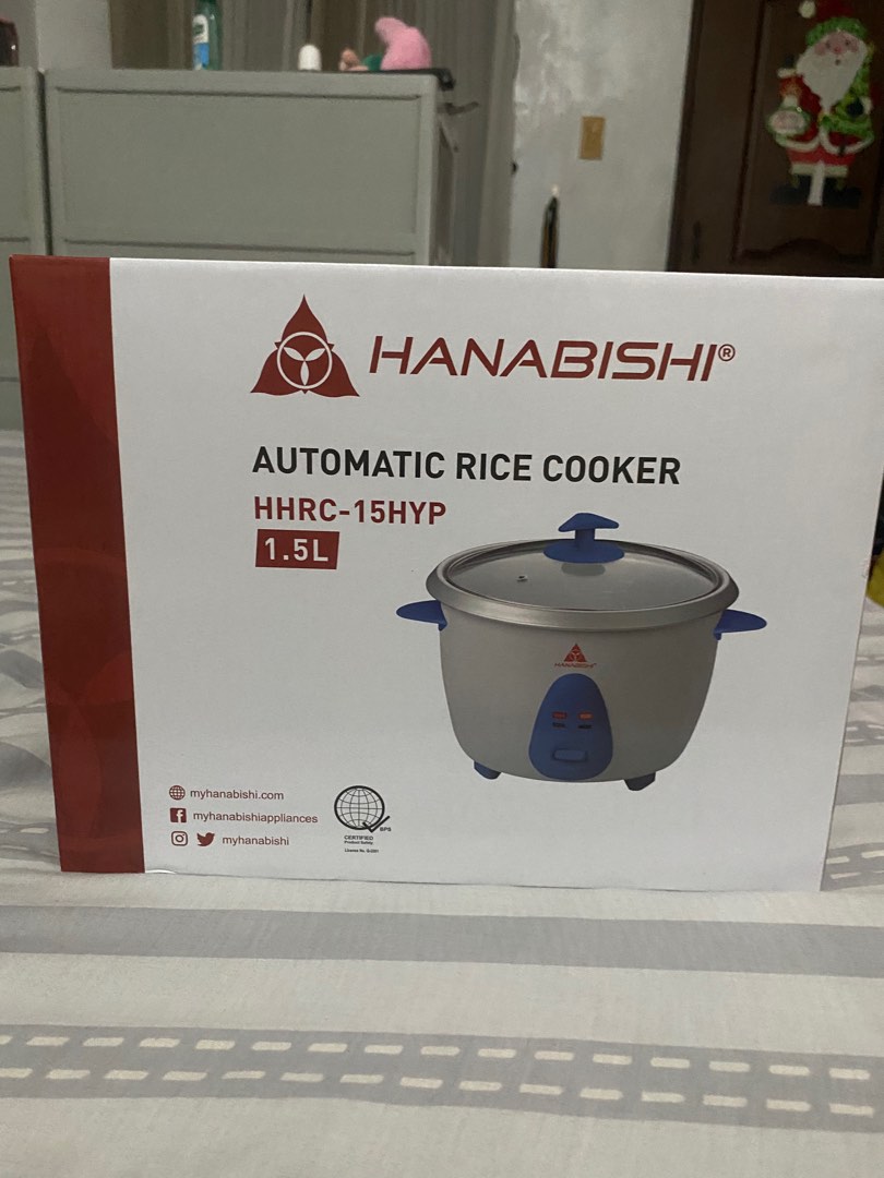 Hanabishi Rice Cooker 1.5L, TV & Home Appliances, Kitchen Appliances