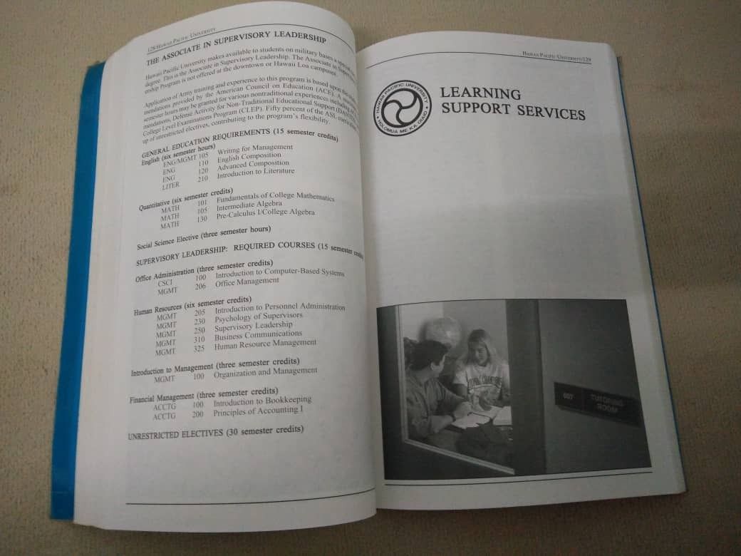 Hawaii Pacific University Academic Catalog Book, Hobbies & Toys, Books