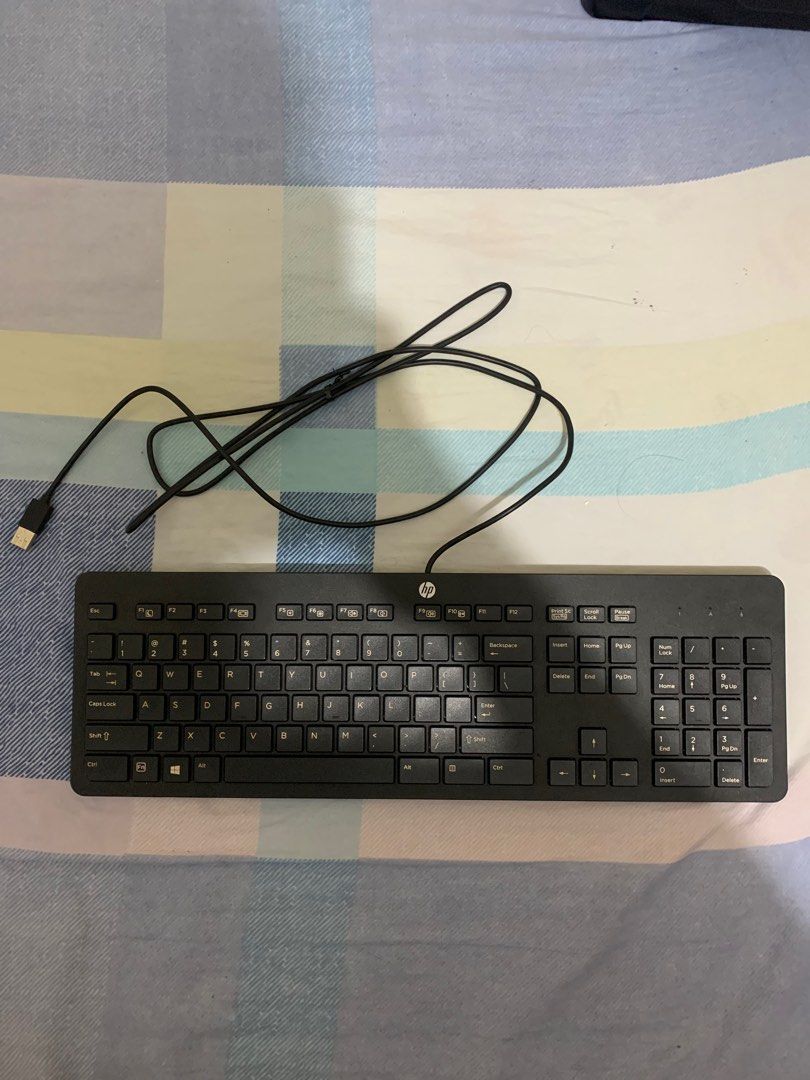 HP 150 Wired Keyboard, Computers & Tech, Parts & Accessories, Computer